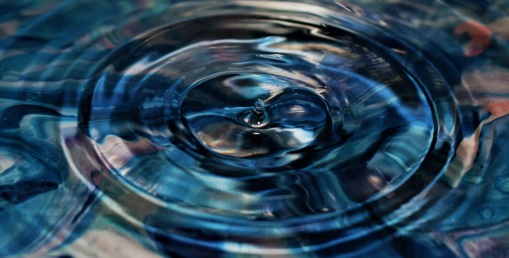 Dark blue abstract wave texture